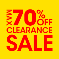 店内最大70%OFFのCLEARANCE SALE！夏のおでかけにぴったりなトレンドアイテム大集合！！