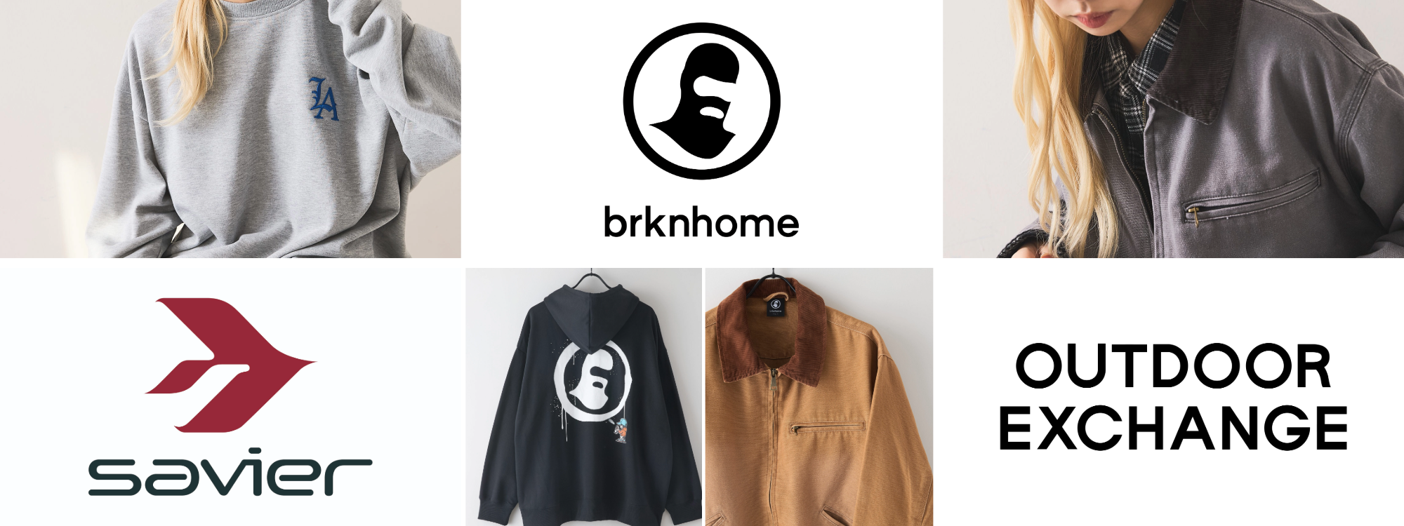 savier/サビアー brknhome/ブロークンホーム OUTDOOREXCANGE/アウトドアエクスチェンジ
